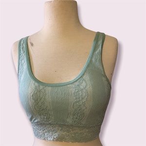 Put From Under Turquoise Lace Bralette